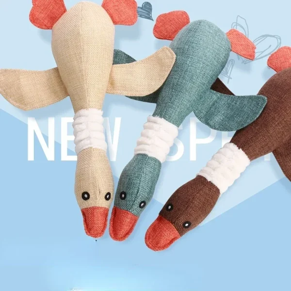 Pet Mallard Duck Dog Toy for Aggressive Chewers